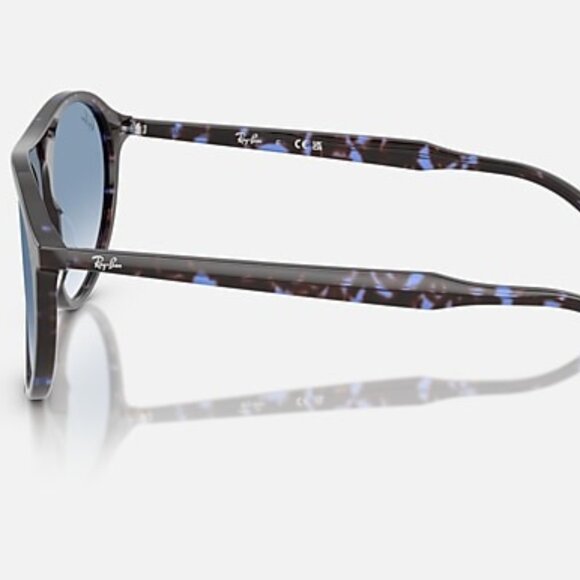Ray-Ban RB2215 14303F Square Sunglasses – Havana Blue Turtle Gradient Blue 59-20 main image 2